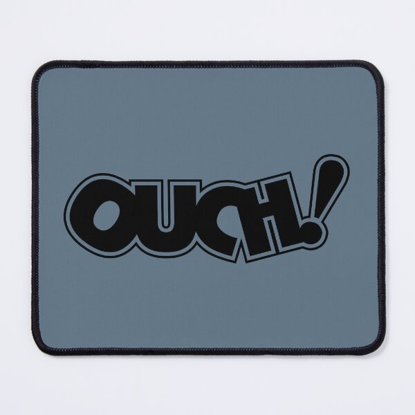 Item preview, OUCH! Funny Bold Typography Design – Cartoon Style Text Reaction Art designed and sold by Rangmanch.
