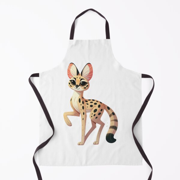 Item preview, Cute Serval Cat Sticker – Adorable Spotted Wild Cat Illustration designed and sold by LunaPixelStudio.
