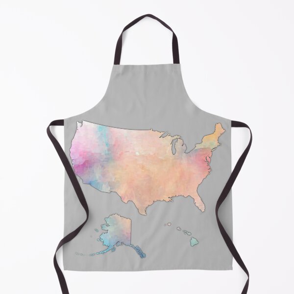Item preview, Pastel USA Map – Watercolor States Art designed and sold by mashmosh.