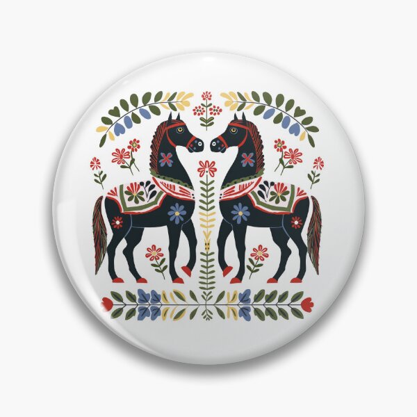 Item preview, Swedish Dala Horses, Floral Horses designed and sold by xiao xuans.