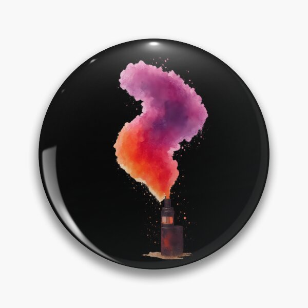 Artikelvorschau, Watercolor Vape Smoke Artwork – Vibrant Vapor Cloud entworfen und verkauft von House of Taste Vape Designs.