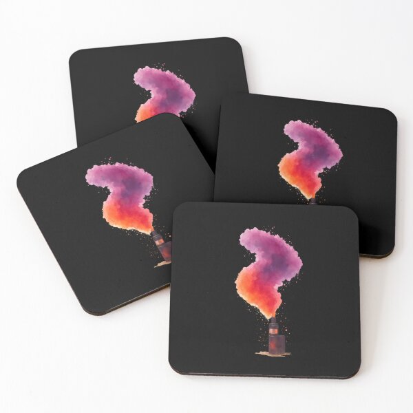 Item preview, Watercolor Vape Smoke Artwork – Vibrant Vapor Cloud designed and sold by House of Taste Vape Designs.