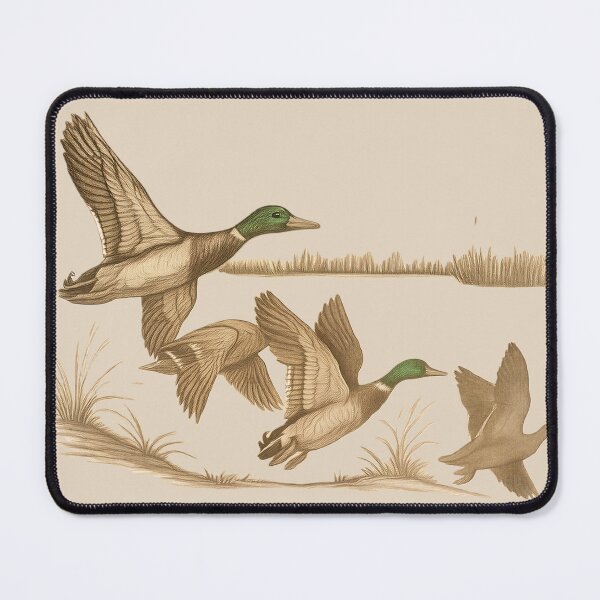 Item preview, Vintage Mallard Ducks Sweatshirt, Old School Wildlife Crewneck, Retro Duck Hunting Pullover, Nature Lover Sand Sweater designed and sold by opidium.