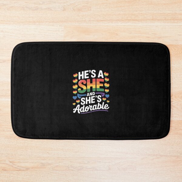 Item preview, He's a She and She's Adorable Gay Lesbian Culture Queer Love designed and sold by CombatTask.
