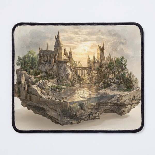 Item preview, Magic castle fantasy art designed and sold by MrHide.