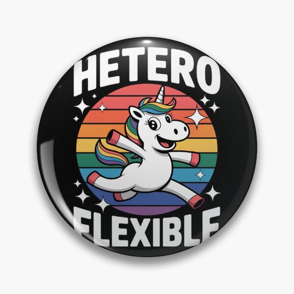 Item preview, Heteroflexible  Yoga Unicorn Queer Ally Gay Pride Stuff designed and sold by PowAcademy.