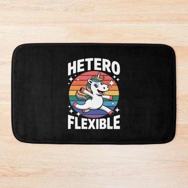 Item preview, Heteroflexible  Yoga Unicorn Queer Ally Gay Pride Stuff designed and sold by PowAcademy.