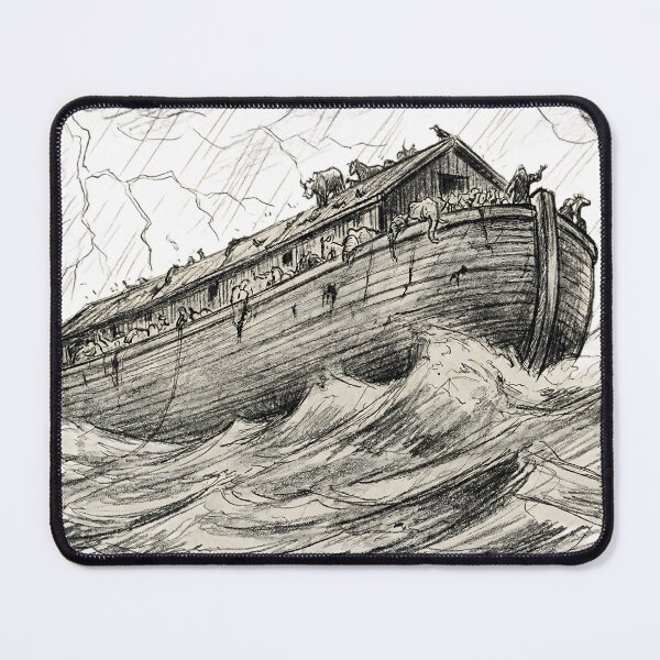 Item preview, Noah's Ark Sketch designed and sold by TipTopTeezUK.