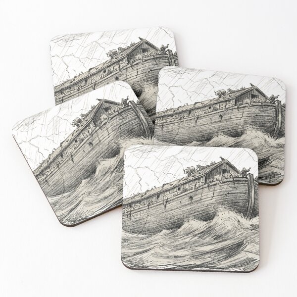 Item preview, Noah's Ark Sketch designed and sold by TipTopTeezUK.