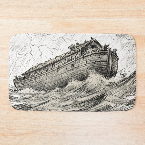 Item preview, Noah's Ark Sketch designed and sold by TipTopTeezUK.