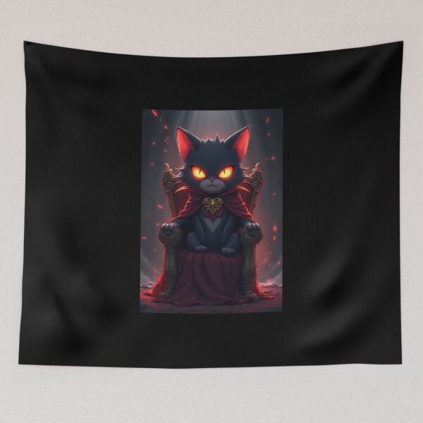 Item preview, Evil Cat Overlord – Cute but Dangerous Anime Design designed and sold by OhmAuraArt.