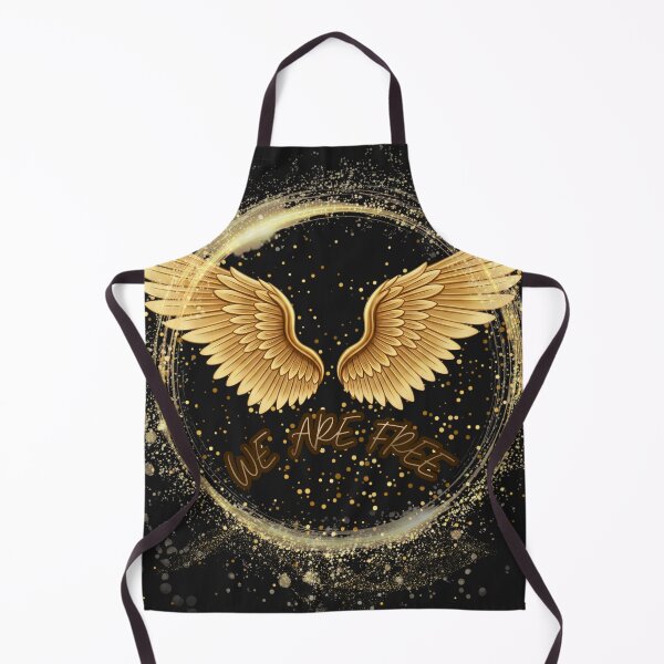 Item preview, Golden wings symbolizing freedom designed and sold by Lovelalaland.