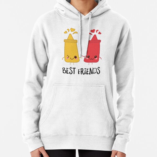 Mustard and Ketchup Best Friends Pullover Hoodie