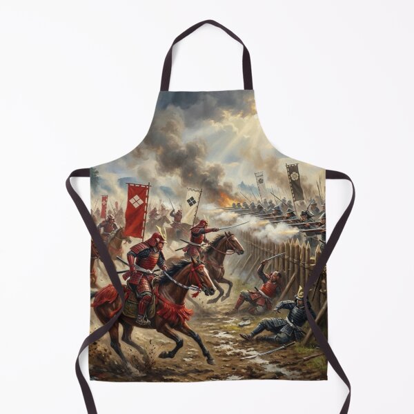 Item preview, Battle of Nagashino – Samurai Cavalry Charge vs. Gunline | Japanese Warlord Art designed and sold by Mori-no-Akari.