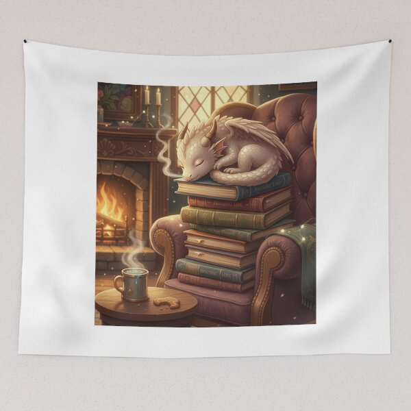 Item preview, Book Dragon – “Pages & Flames” designed and sold by JLMWorks.