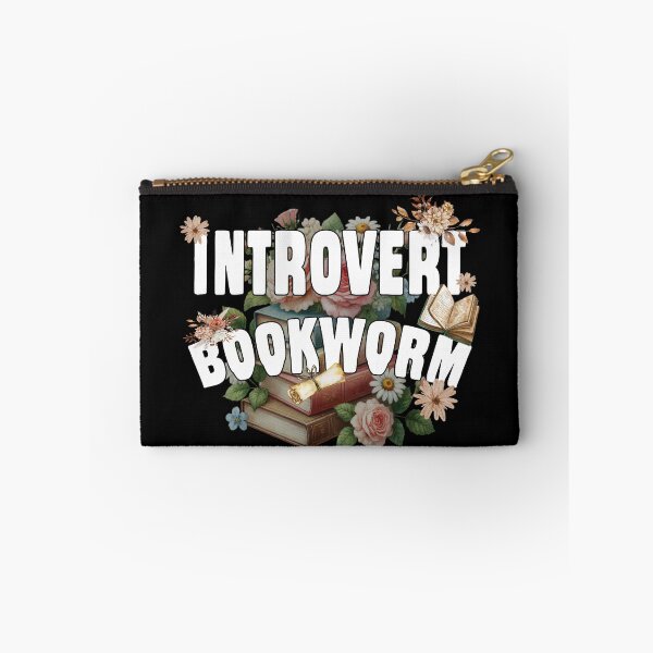Item preview, INTROVERT BOOKWORM introverts reading a lot love my books library book collection love to read enjoying the silence designed and sold by Jt41.