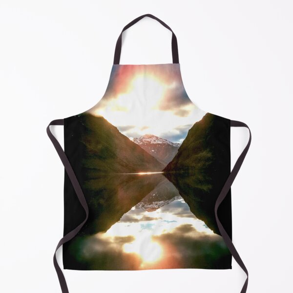 Item preview, Radiant Sunrise Over Still Mountain Lake Reflection designed and sold by Exodoi.