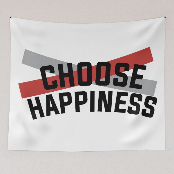 Item preview, Choose happiness stickers designed and sold by Wolagno.