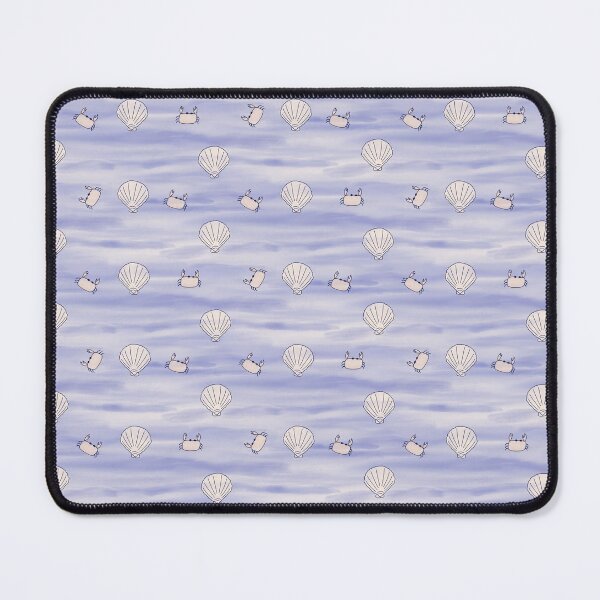 Item preview, Seashells and Crabs Pattern in Blue designed and sold by designsbyklm.