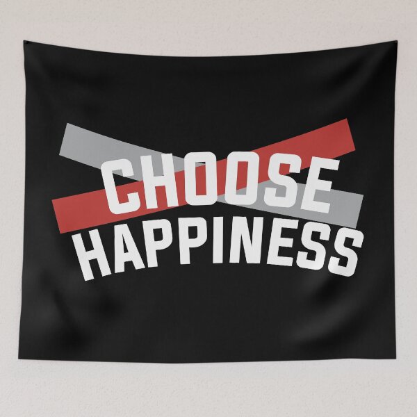 Item preview, Choose happiness stickers designed and sold by Wolagno.