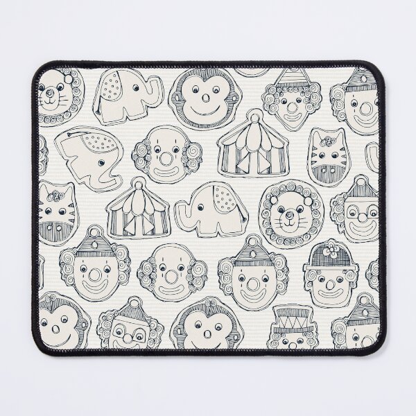 Item preview, circus cookies indigo ivory designed and sold by scrummy.