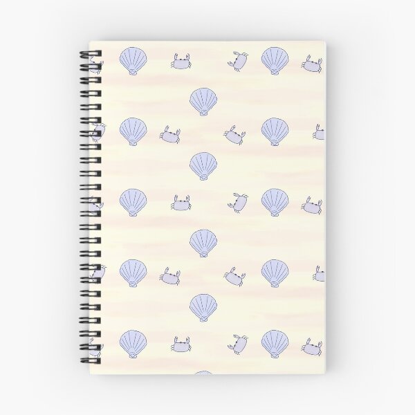Item preview, Seashells and Crabs Pattern in White designed and sold by designsbyklm.