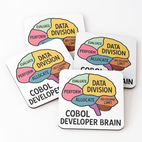 Item preview, COBOL Developer Brain – Funny Mainframe Programmer Gift designed and sold by Nerd Romance Café.