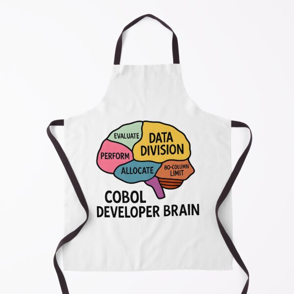 Item preview, COBOL Developer Brain – Funny Mainframe Programmer Gift designed and sold by Nerd Romance Café.