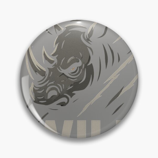 Item preview, Iron Will Rhino Charge — Strength Conquers Symbolic Fashion designed and sold by SavannaStrikes.
