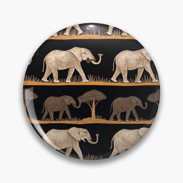Item preview, Elephants with trunk up patterns  designed and sold by Lucky 777.