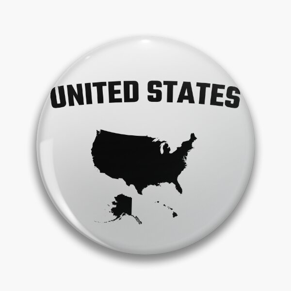 Item preview, Bold USA Map Silhouette – Patriotic Minimalist Design designed and sold by mashmosh.