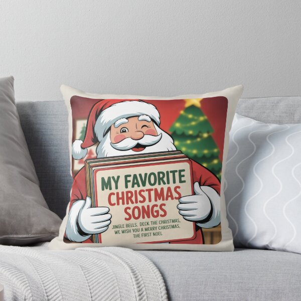 Item preview, My Favorite Christmas Songs Santa Claus Book Tree Design designed and sold by SplashTastic.