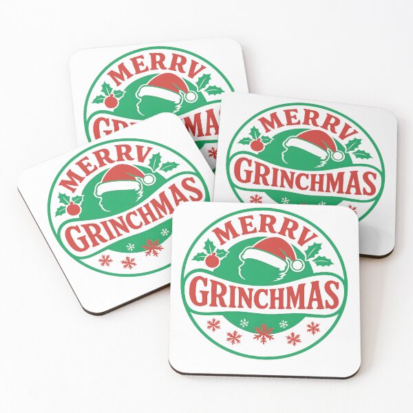 Item preview, Merry Grinchmas – Bright Green Christmas Grinch Badge designed and sold by Les-Ink-Studio.