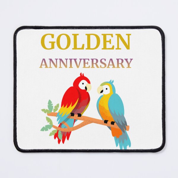 Item preview, Golden Anniversary love bird designed and sold by Brewgoodness.