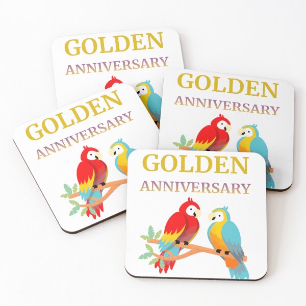 Item preview, Golden Anniversary  love  bird designed and sold by Brewgoodness.