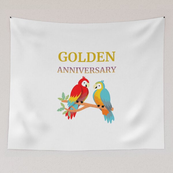 Item preview, Golden Anniversary  love  bird designed and sold by Brewgoodness.