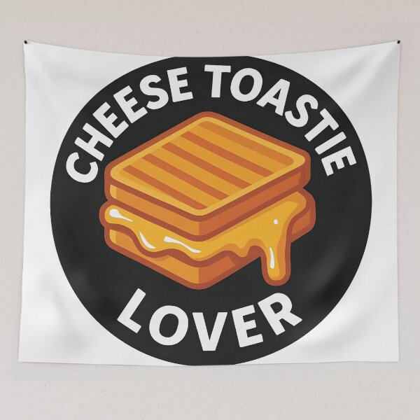 Item preview, Premium Cheese Toastie Lover Sticker: Clean Vector Art Sticker for Sophisticated Sandwich Snobs designed and sold by WAUZ.