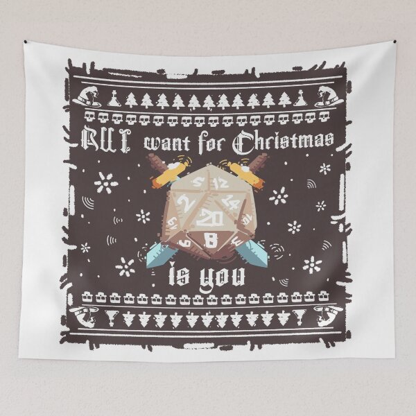 Item preview, All I Want for Christmas is You Dnd Dice Edition designed and sold by Houlele_design.