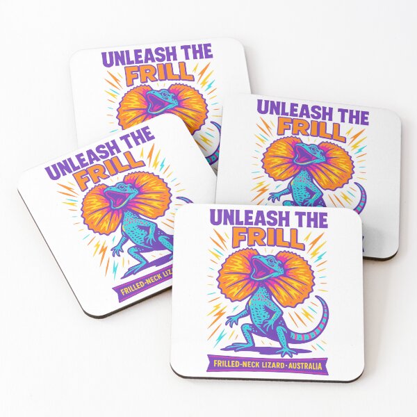 Item preview, Unleash the Frill – Vibrant Frilled-Neck Lizard Design designed and sold by WildlifeInc.