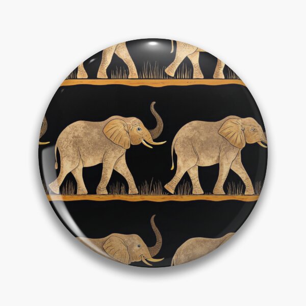 Item preview, Elephants with trunk up patterns  designed and sold by Lucky 777.