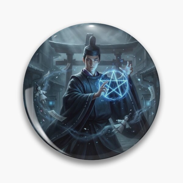Item preview, Abe no Seimei – Onmyoji of the Moonlit Streets | Japanese Mystic Art designed and sold by Mori-no-Akari.