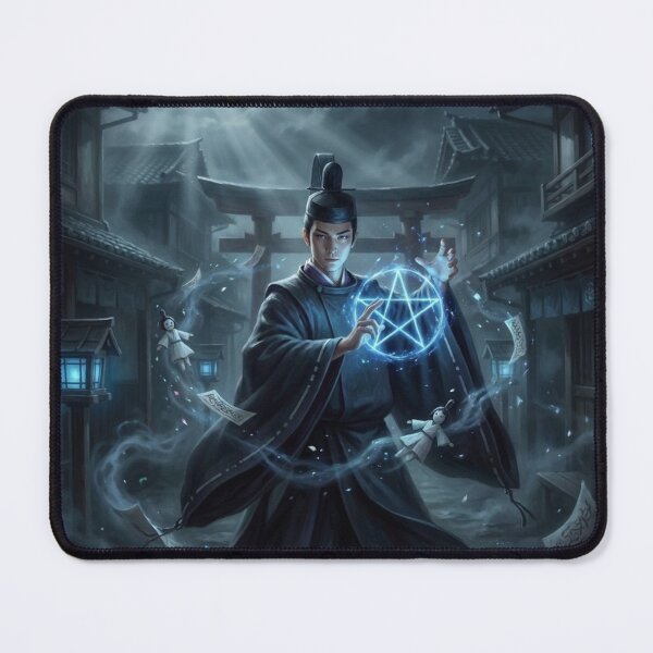 Item preview, Abe no Seimei – Onmyoji of the Moonlit Streets | Japanese Mystic Art designed and sold by Mori-no-Akari.
