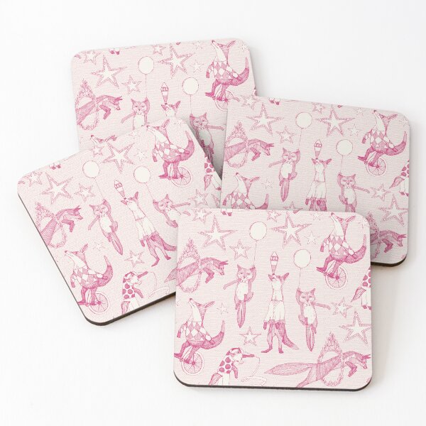Item preview, foxy circus pink ivory designed and sold by scrummy.