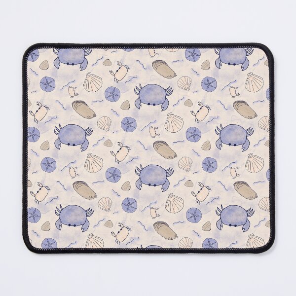 Item preview, Seashore Pattern in White designed and sold by designsbyklm.