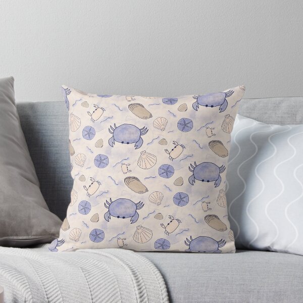 Item preview, Seashore Pattern in White designed and sold by designsbyklm.