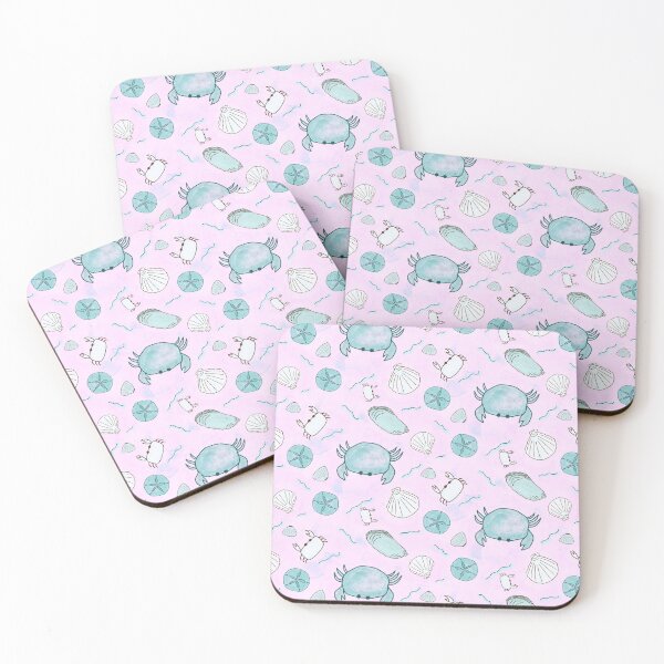Item preview, Seashore Pattern in Pink designed and sold by designsbyklm.