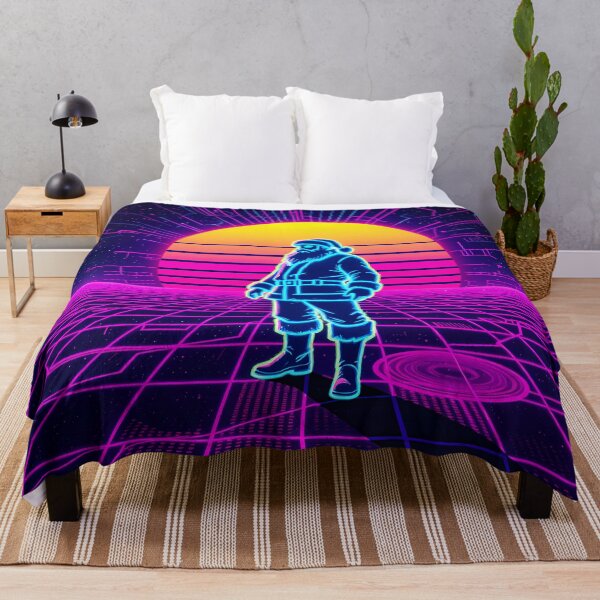 Item preview, Neon Synthwave Santa designed and sold by FratddArtworks.