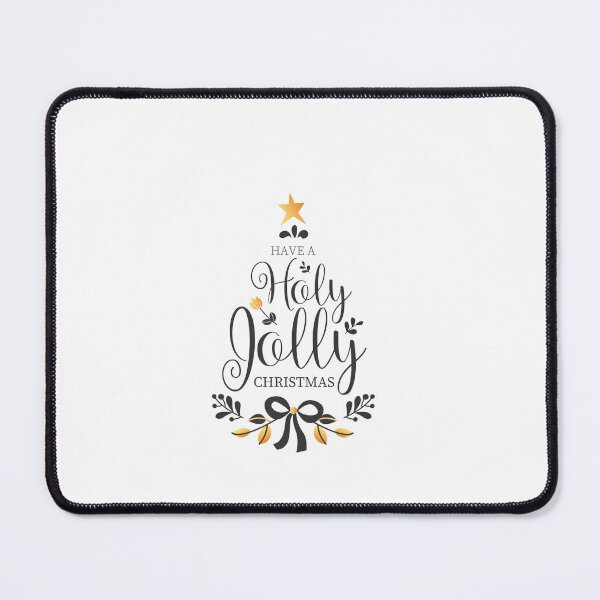 Item preview, Have a Holly Holly Christmas – Cute Festive Holiday Typography Art designed and sold by Fouziaart08.