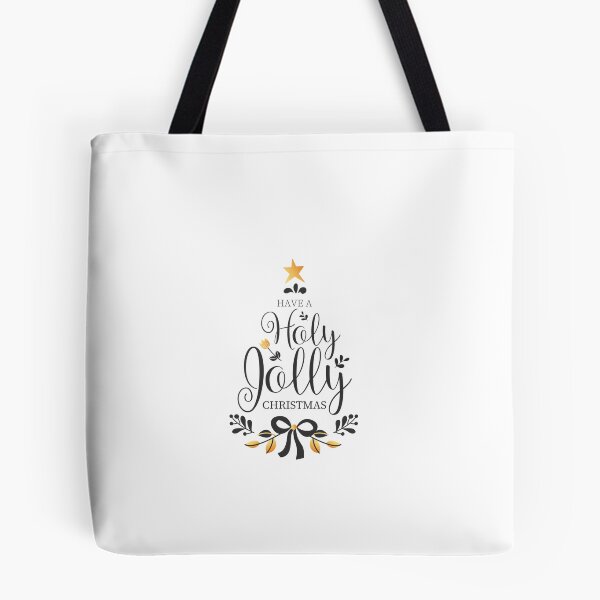 Item preview, Have a Holly Holly Christmas – Cute Festive Holiday Typography Art designed and sold by Fouziaart08.