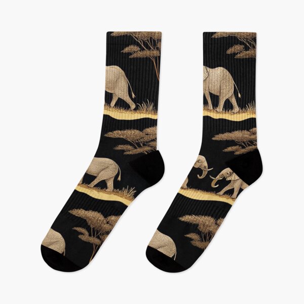 Item preview, Elephants with trunk up patterns  designed and sold by Lucky 777.